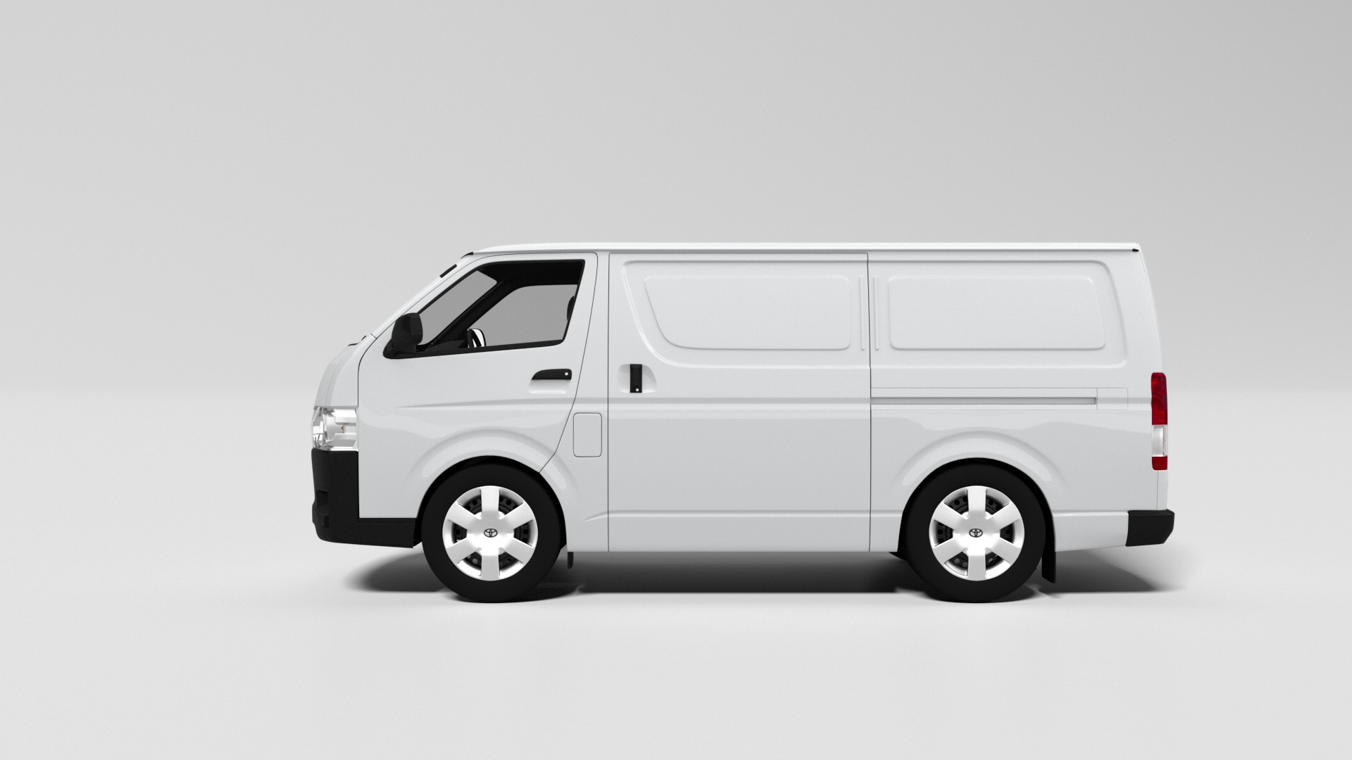 Toyota Hiace Panel Van By Ap89 3docean